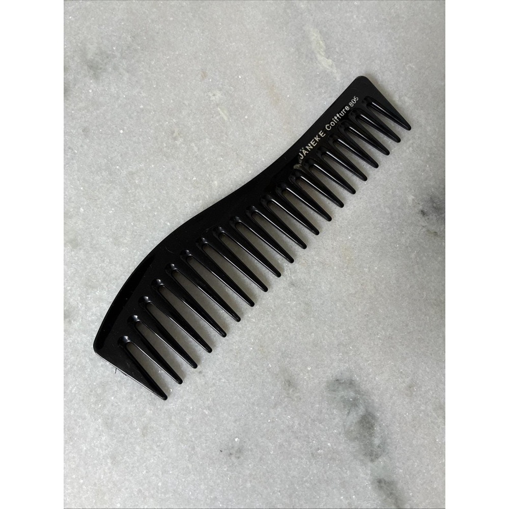 Original Janeke Coiffure 805 Waves Black comb. New Without Packaging